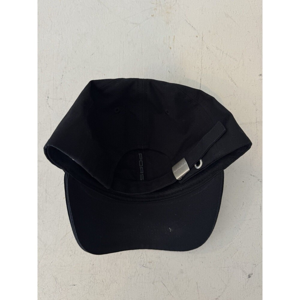 Porsche Stuttgart Embroidered Crest Logo Hat Baseball Cap Black Official OS - Picture 2 of 5
